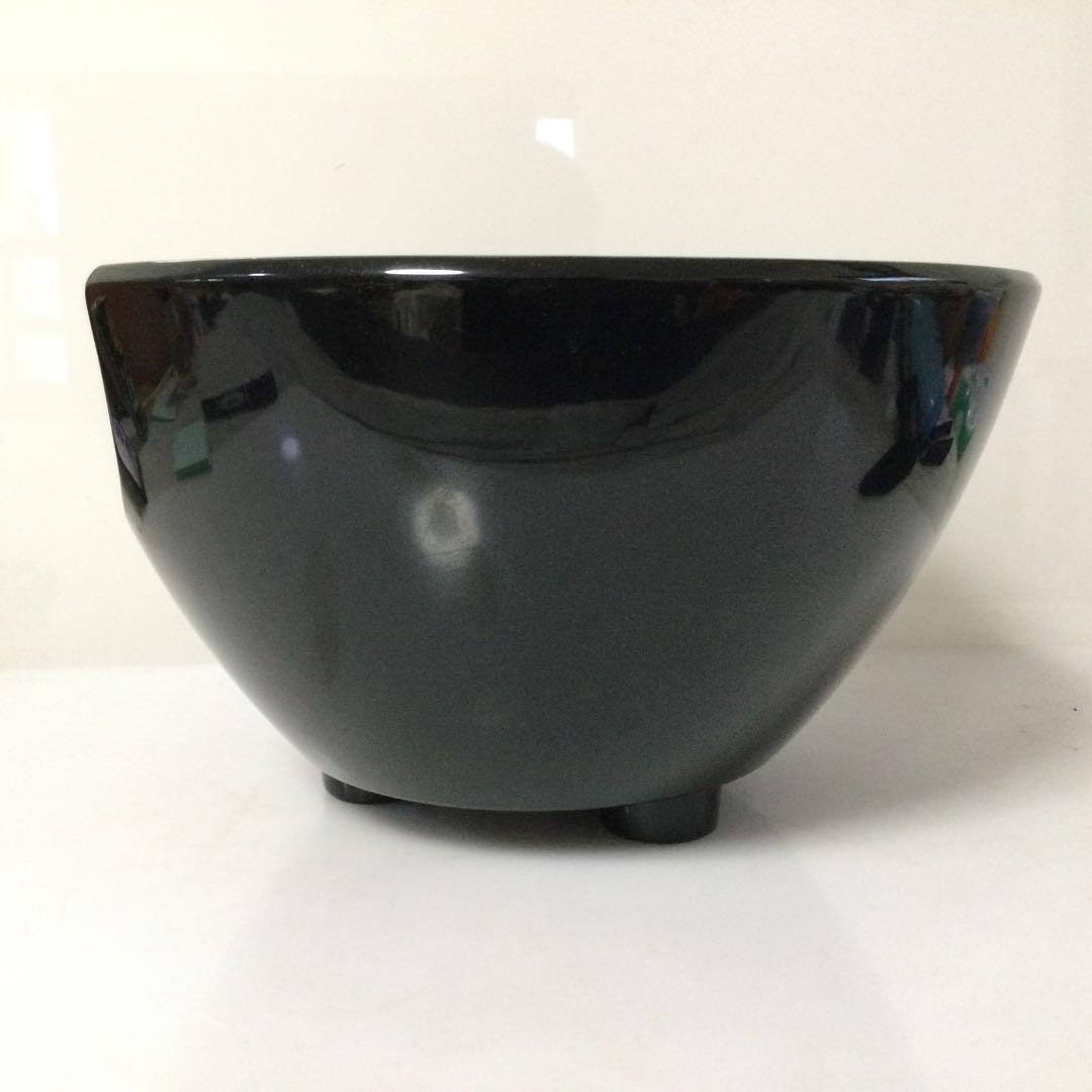 雲華焼 土風炉 紅鉢形 山本崇雲作 火鉢 茶道具 L313