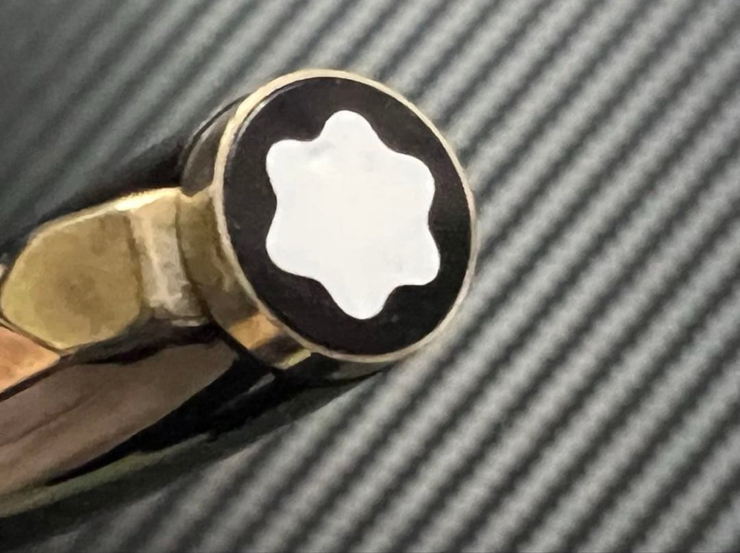 極美品 モンブラン 320 万年筆 吸入式 ブラック EF 14金