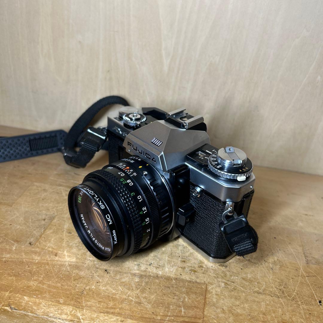 FUJICA AX-5 +Fujinon 50mm f1.6 動作美品