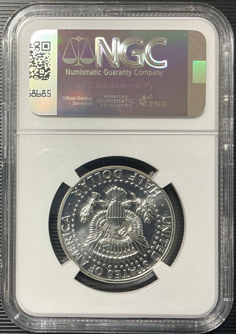 【本物保証】NGC鑑定 1964年 アメリカ ケネディ ハーフダラー PF66