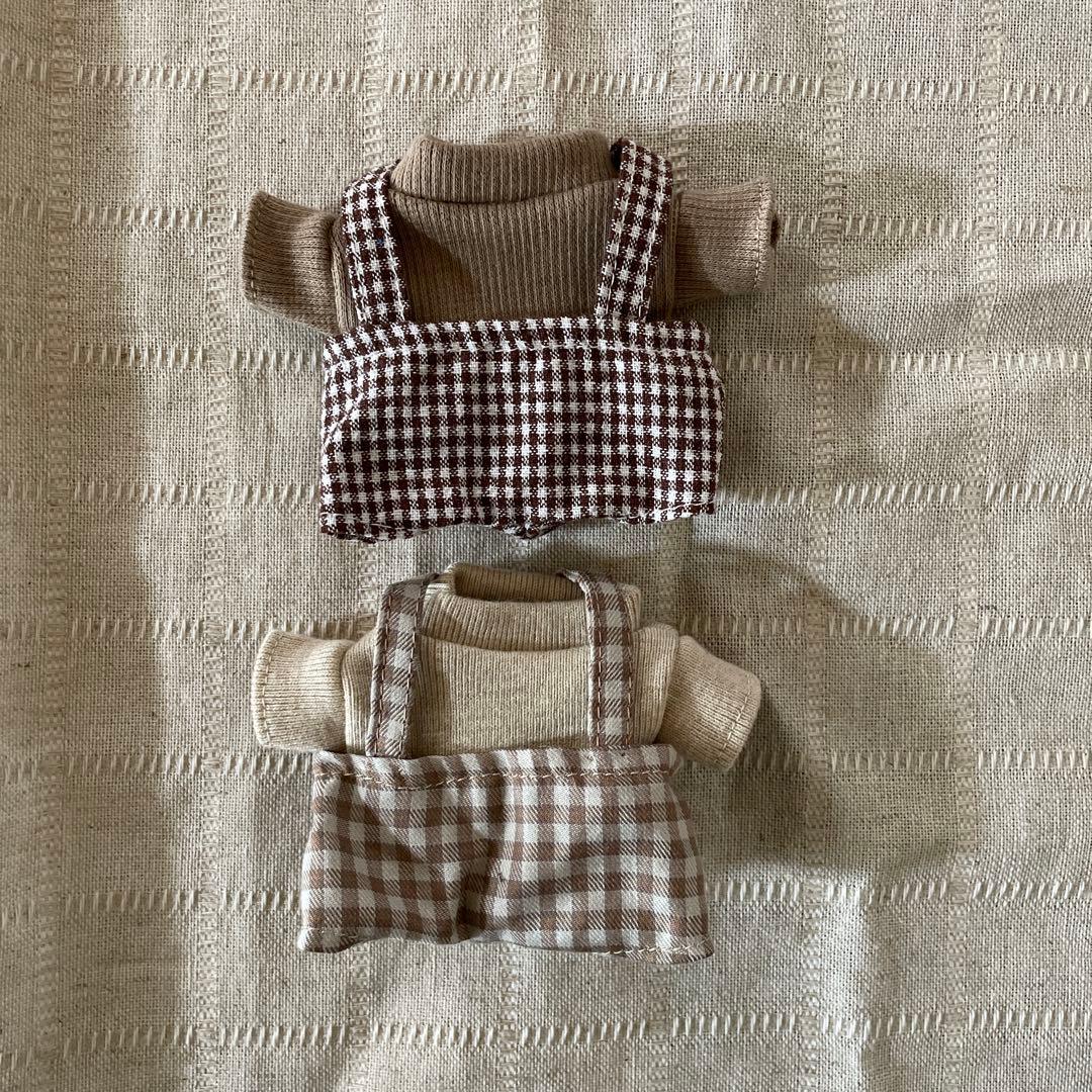 確認用　ちびぬいちゃんのタートル＆肩紐レース付き吊りズボン