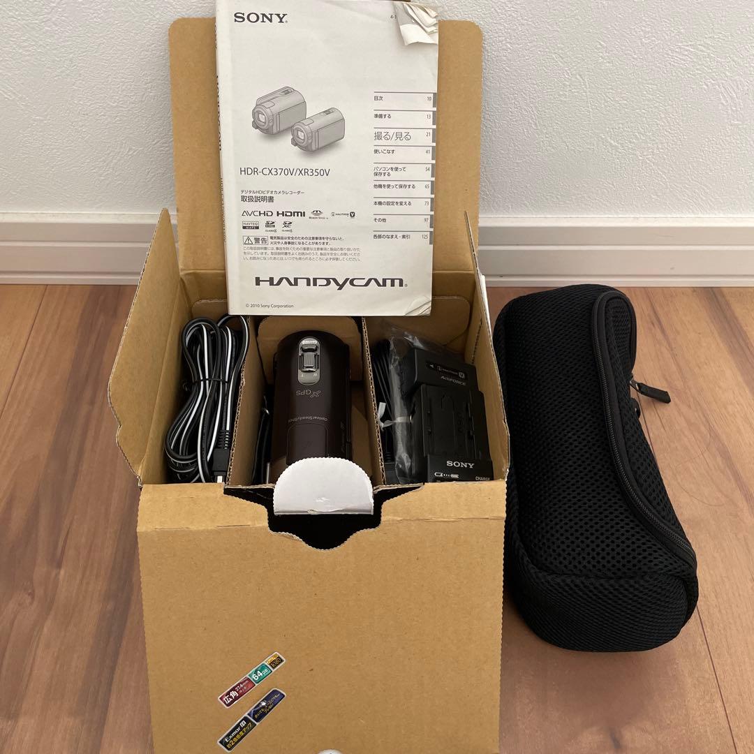 SONY HDR-CX370V ハンディカム 本体　ケース付き