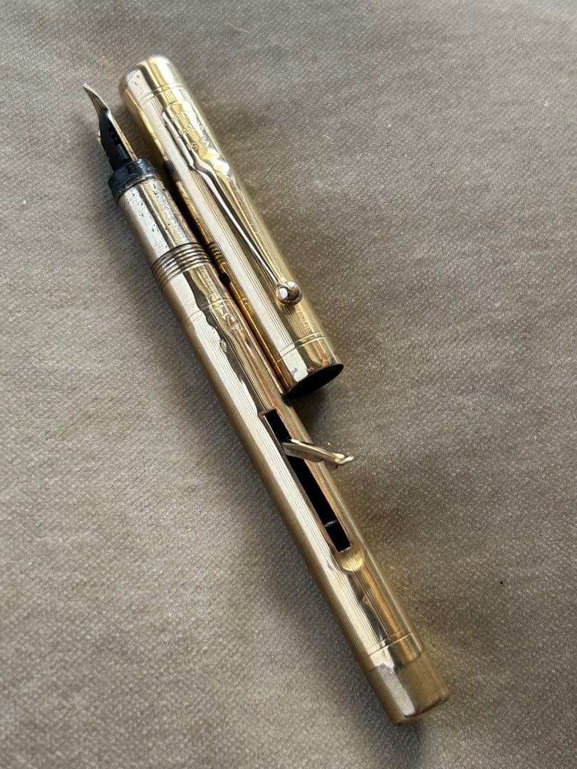 スワン/Swan Mabie Todd & Co. 万年筆 ペン先14CT 金