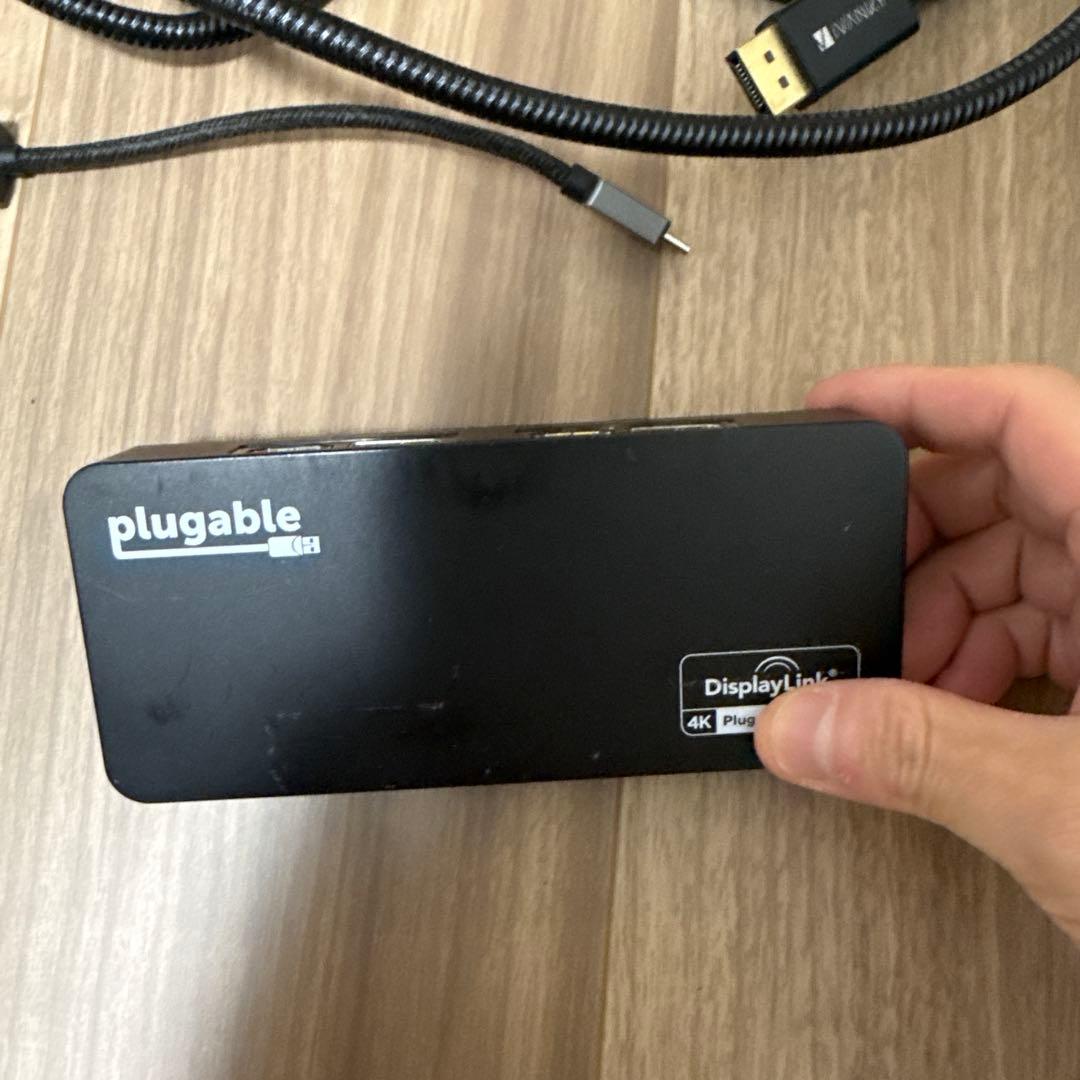 Plugable USBC-6950UE DisplayLink M1Mac対応