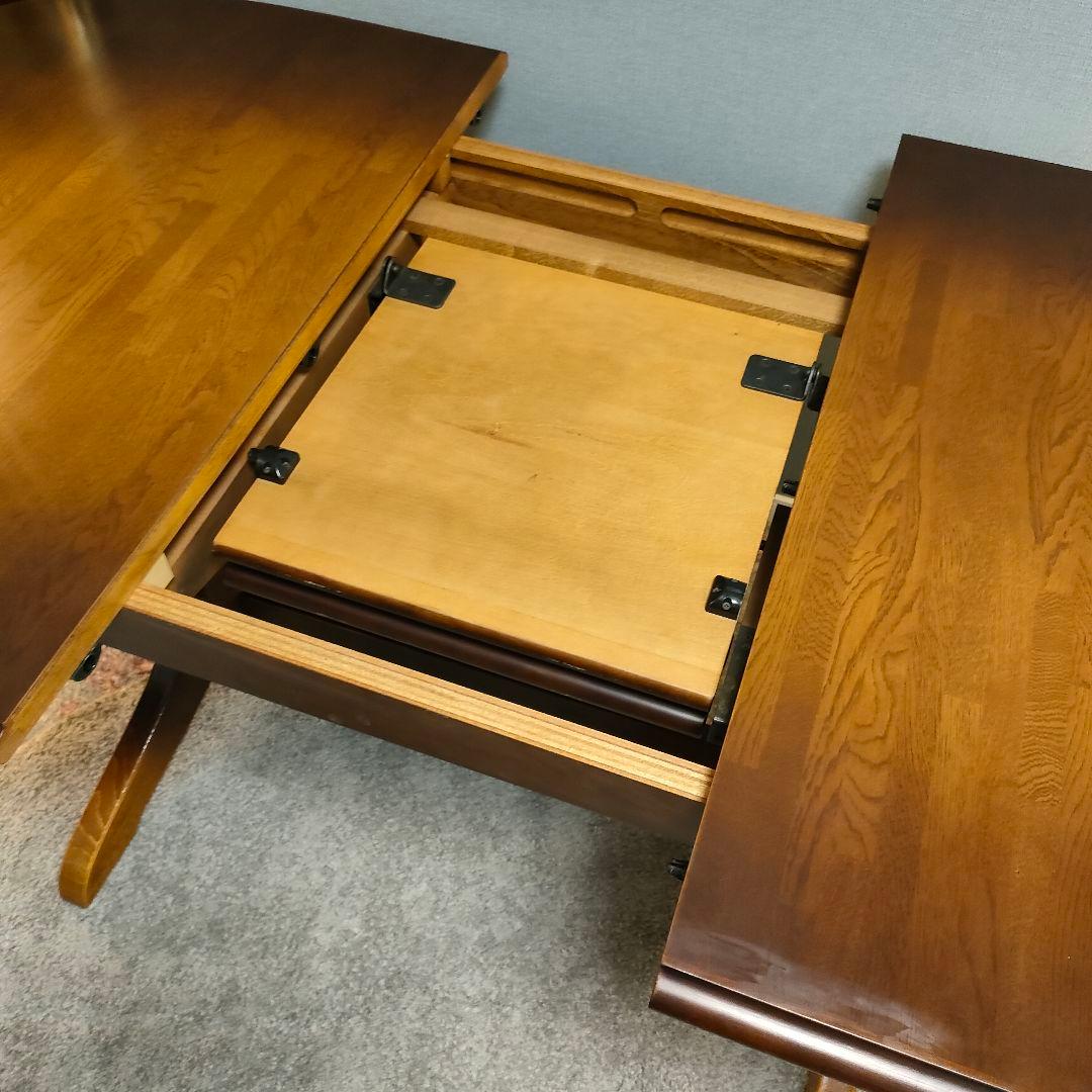 【名品・ヴィンテージ】飛騨産業 伸長式ダイニングテーブル上質クラシック