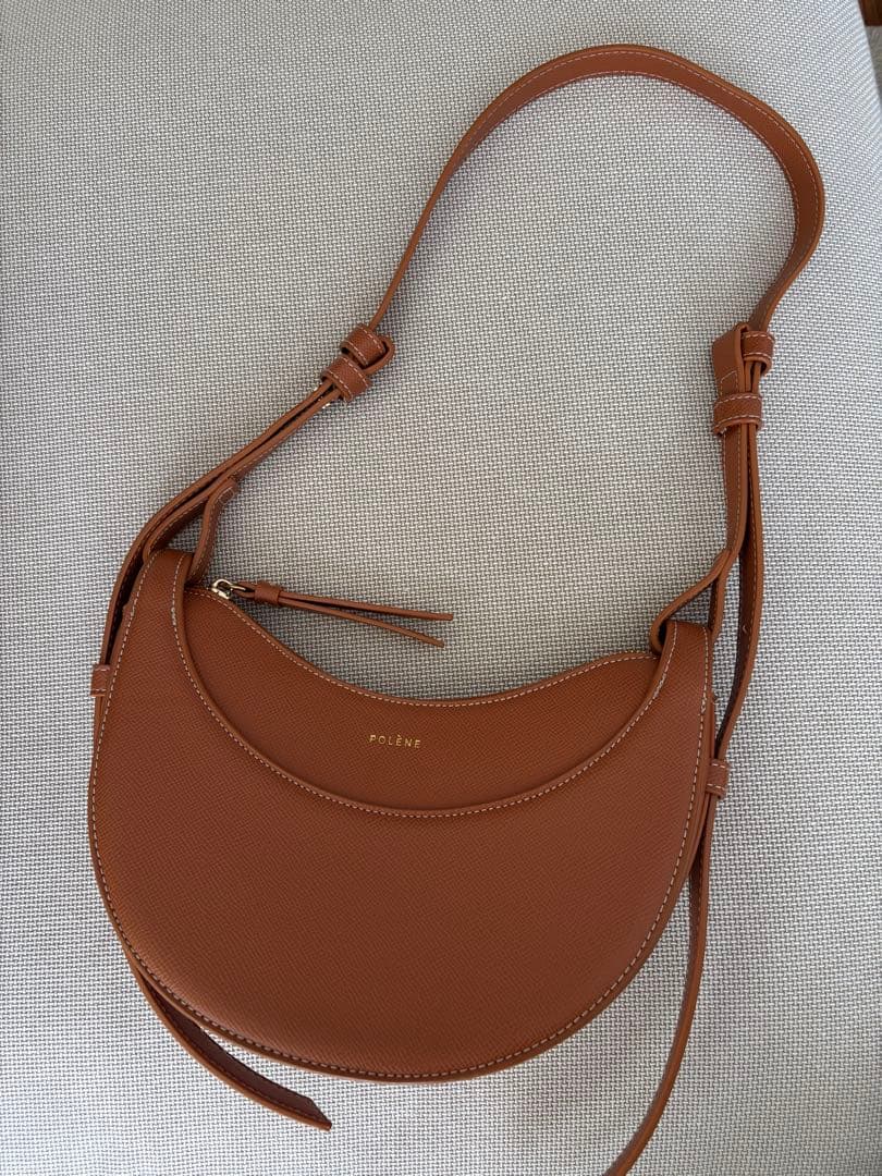 ポレーヌ polene ハーフムーン ショルダーバッグ