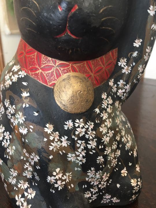 お値下げ依頼により　蝉丸 特大 招き猫