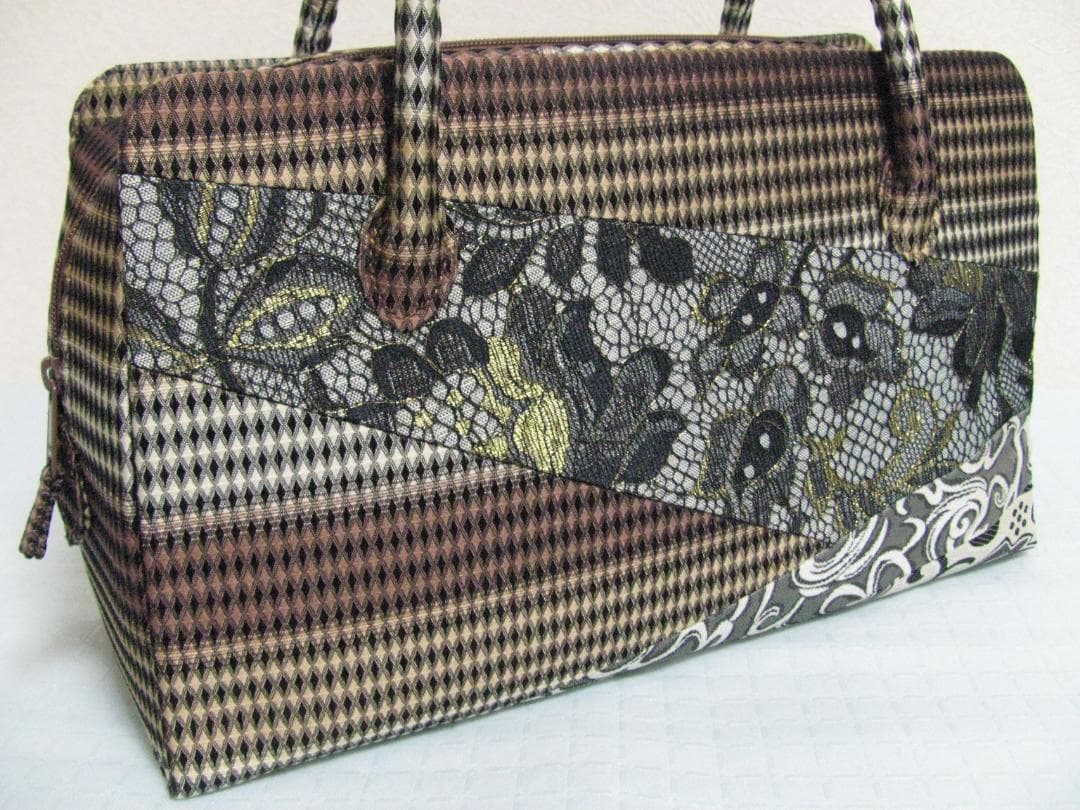 新同★銀座 ぜん屋 ボストン型バッグ 利休バッグ 和装バッグ