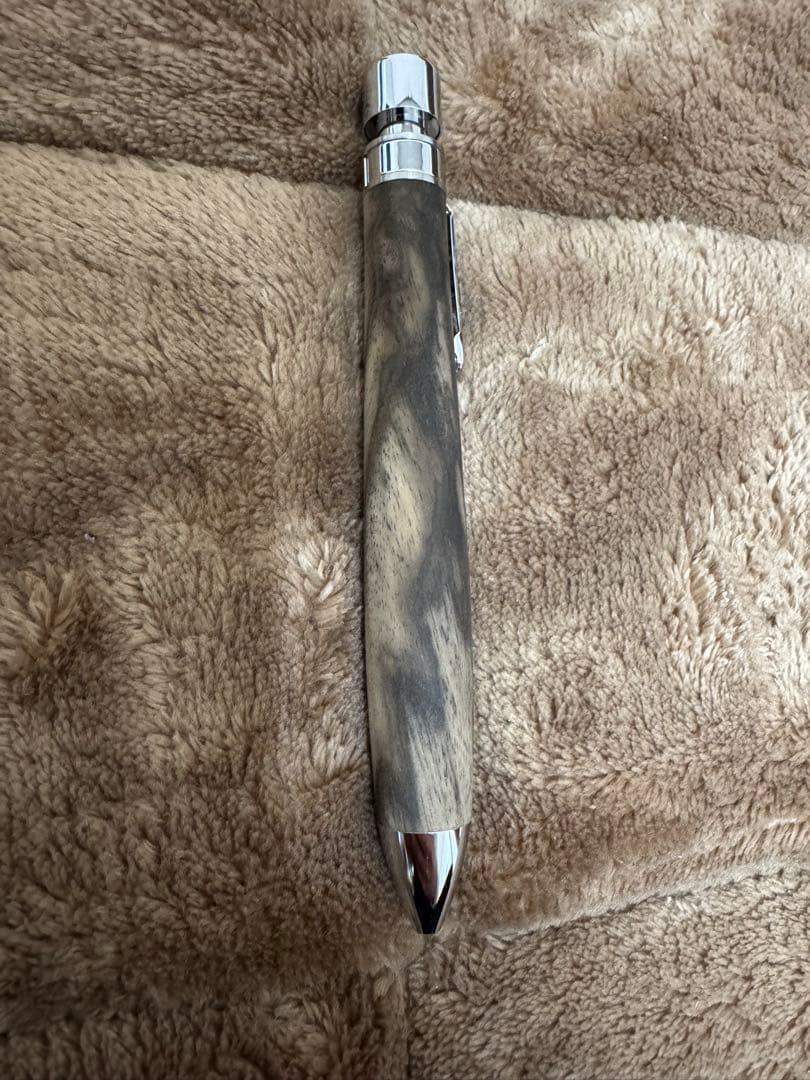 工房楔　グラッソ　黒柿　孔雀杢　シャーペン　ボールペン