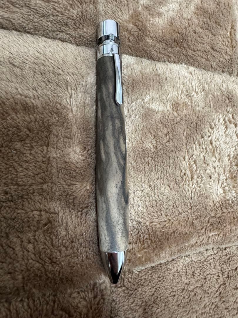 工房楔　グラッソ　黒柿　孔雀杢　シャーペン　ボールペン