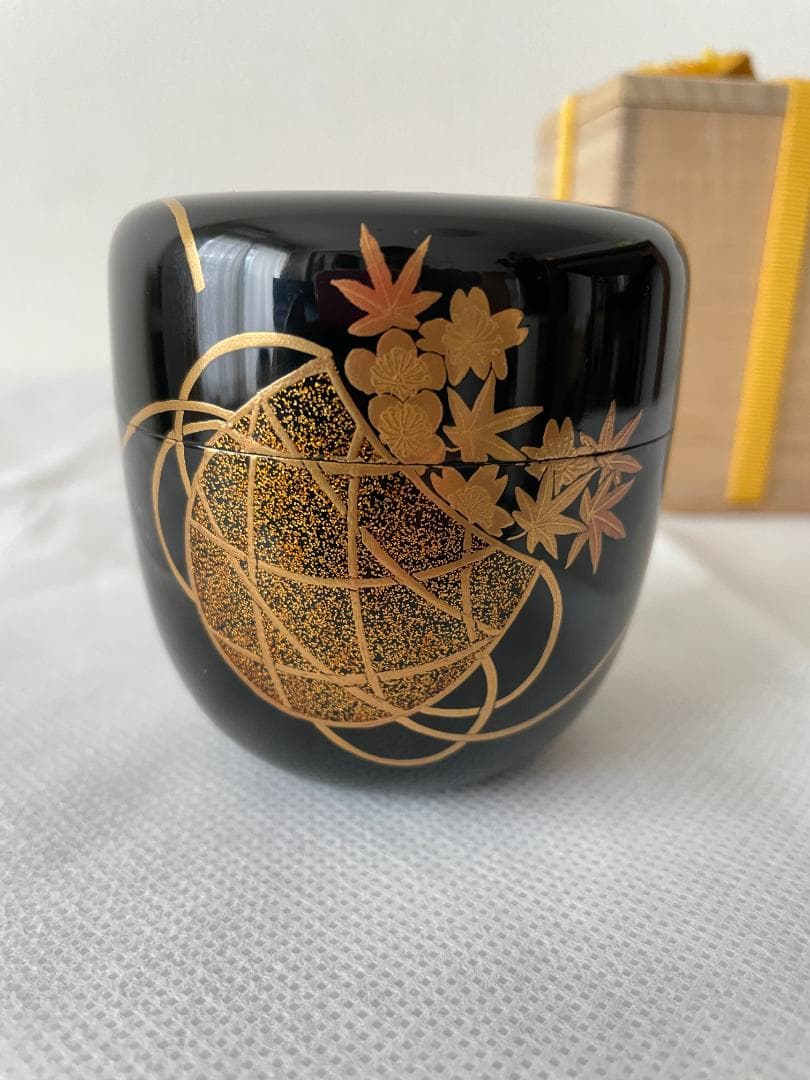 茶道具　中村恭蔵作　花篭　大棗