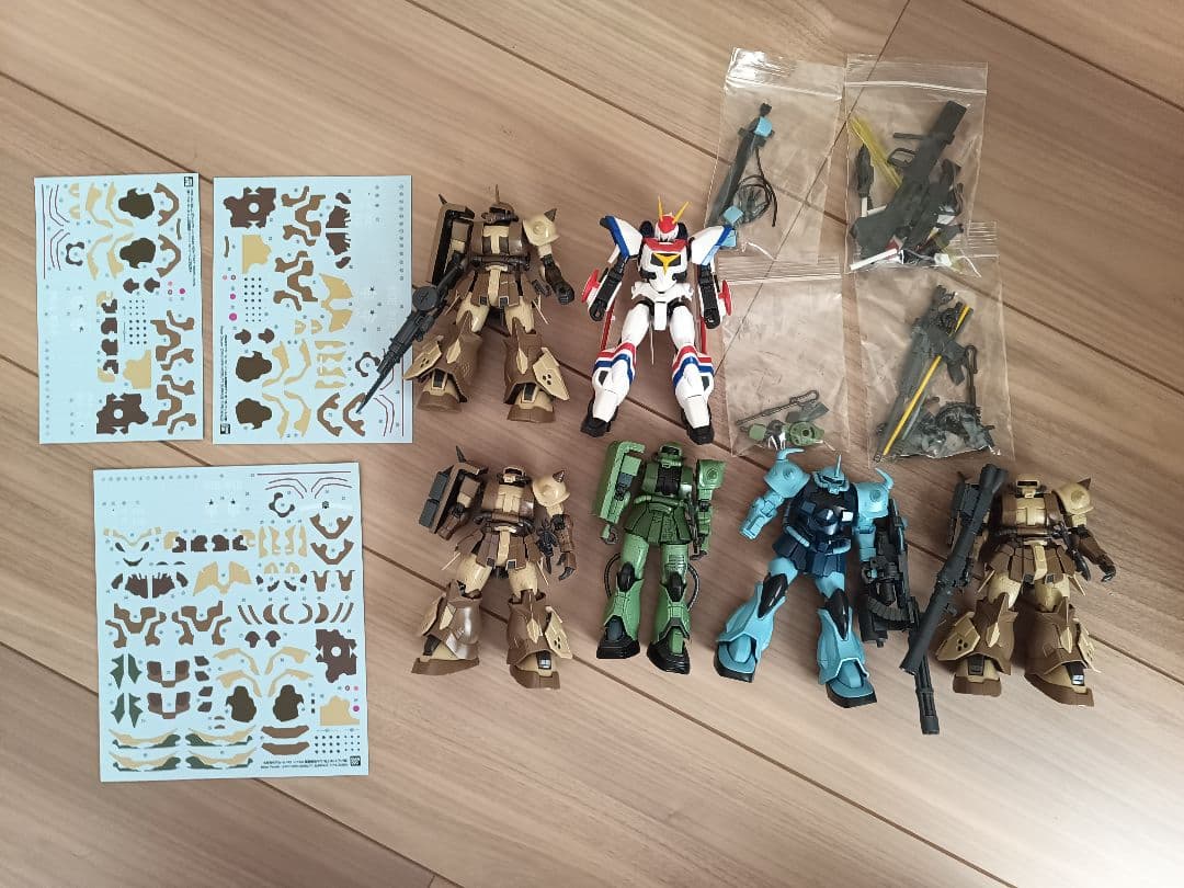 K*様 HGガンプラセット ６体セット　組み立て済み　ジャンク