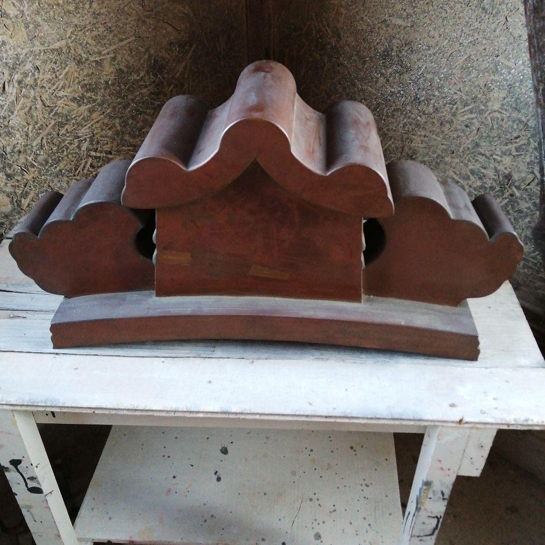 銅板製　鬼瓦　58.5cm　約2.8kg