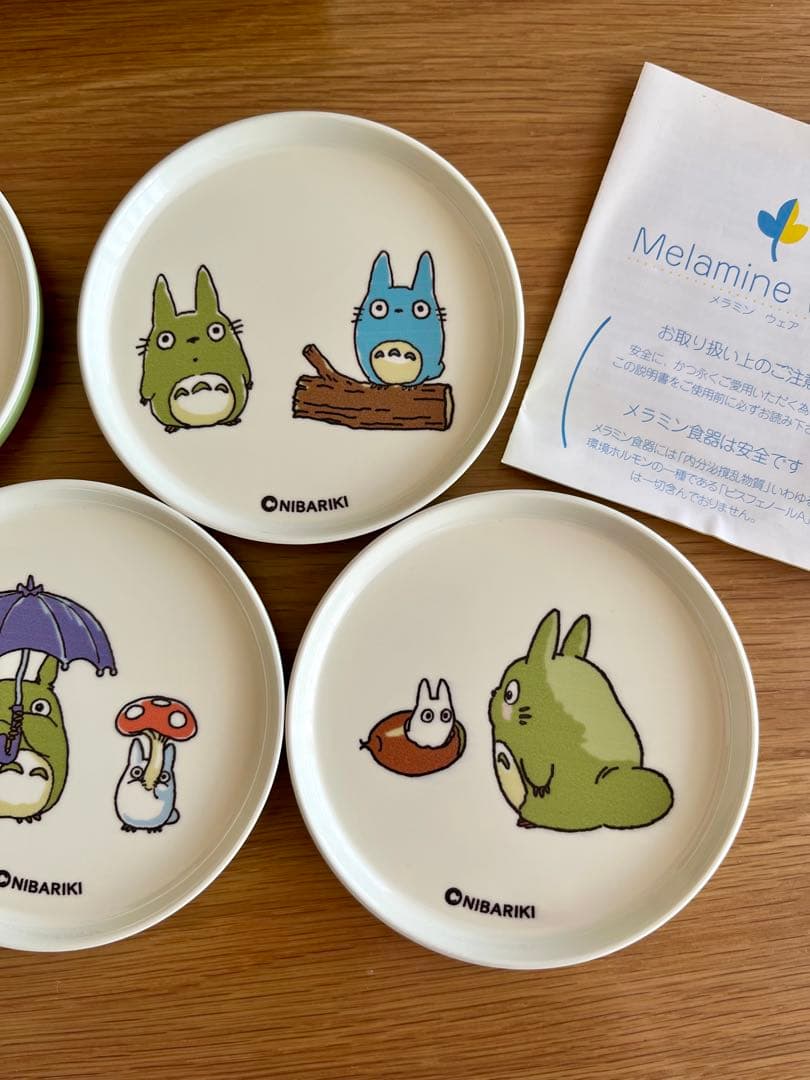 未使用 ノリタケ noritake となりのトトロ コースター 5枚セット