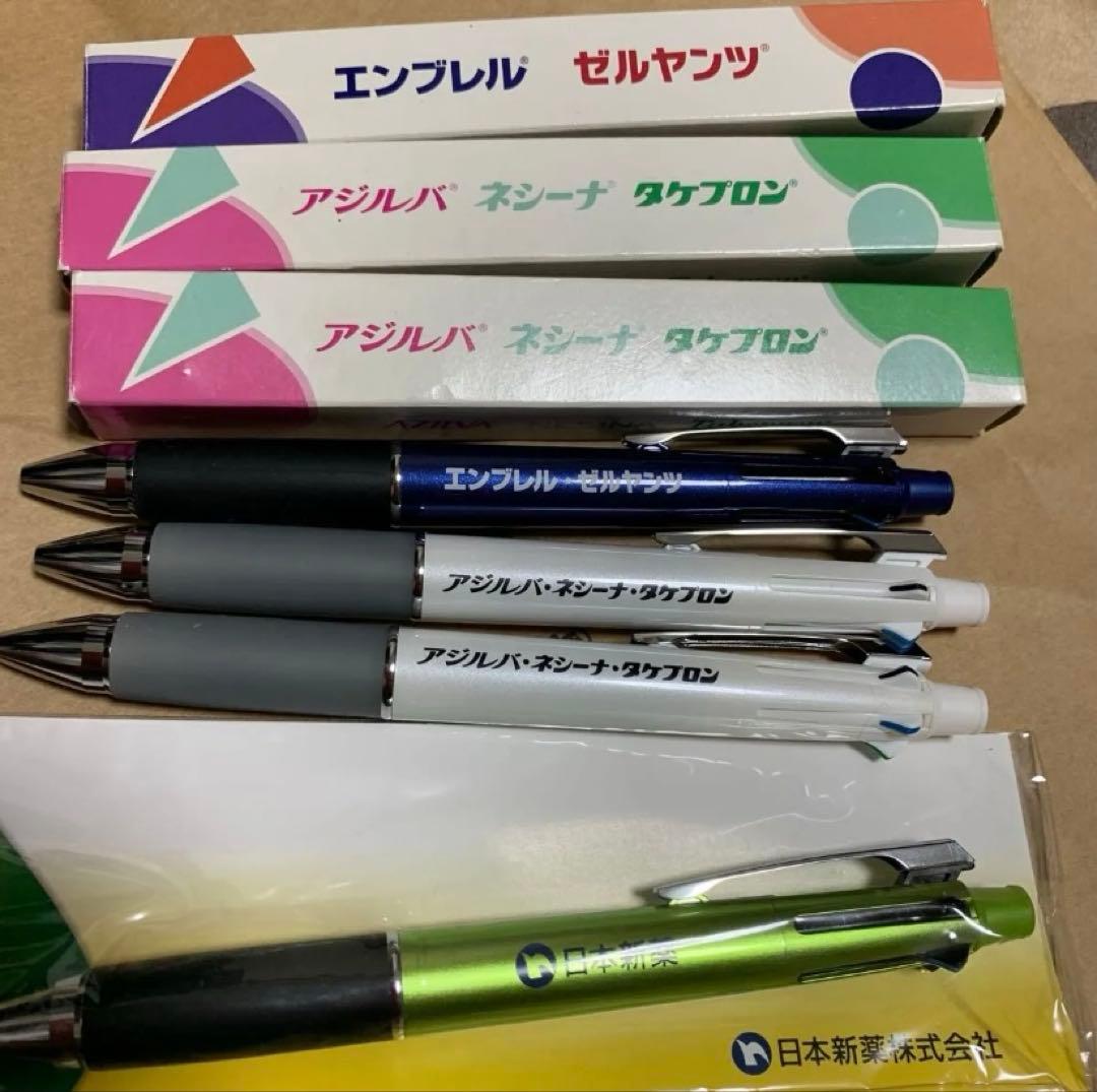 製薬会社　ボールペン　4本