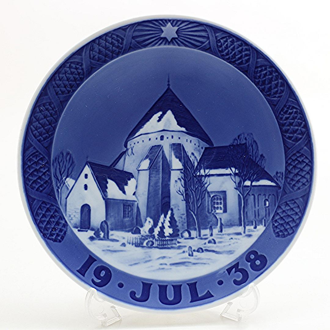 1938年 「オスタラーズ教会」 イヤープレート ロイヤルコペンハーゲン