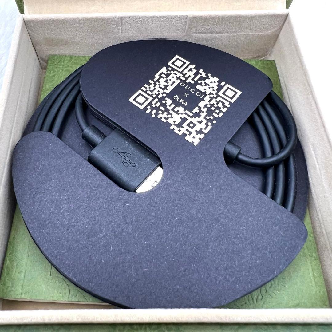 未使用保管品✨GUCCI×Oura スマートリング 黒金　20号