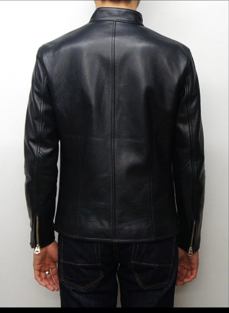 【美品】 Y'2 LEATHER　 SINGLE RIDERS　黒　サイズ42