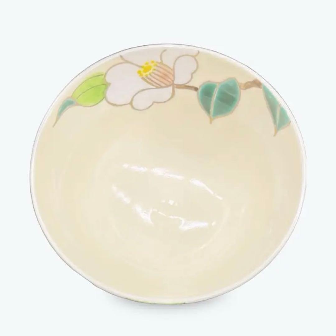 茶碗　紅白椿　抹茶茶碗　抹茶碗