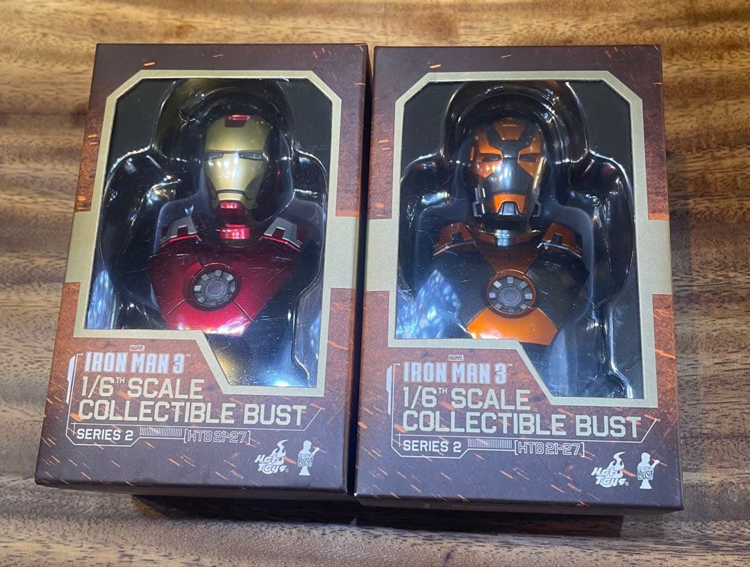 【ホットトイズ・バスト】 『アイアンマン３』 １／６スケールバスト　2セット