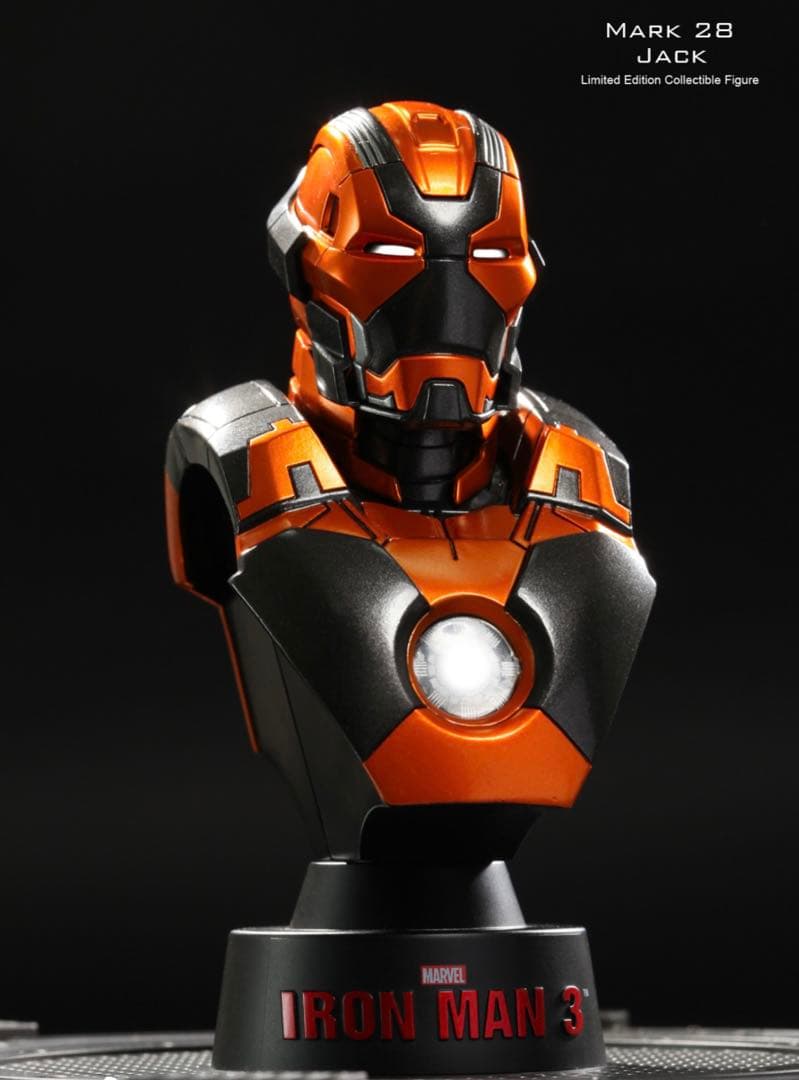 【ホットトイズ・バスト】 『アイアンマン３』 １／６スケールバスト　2セット