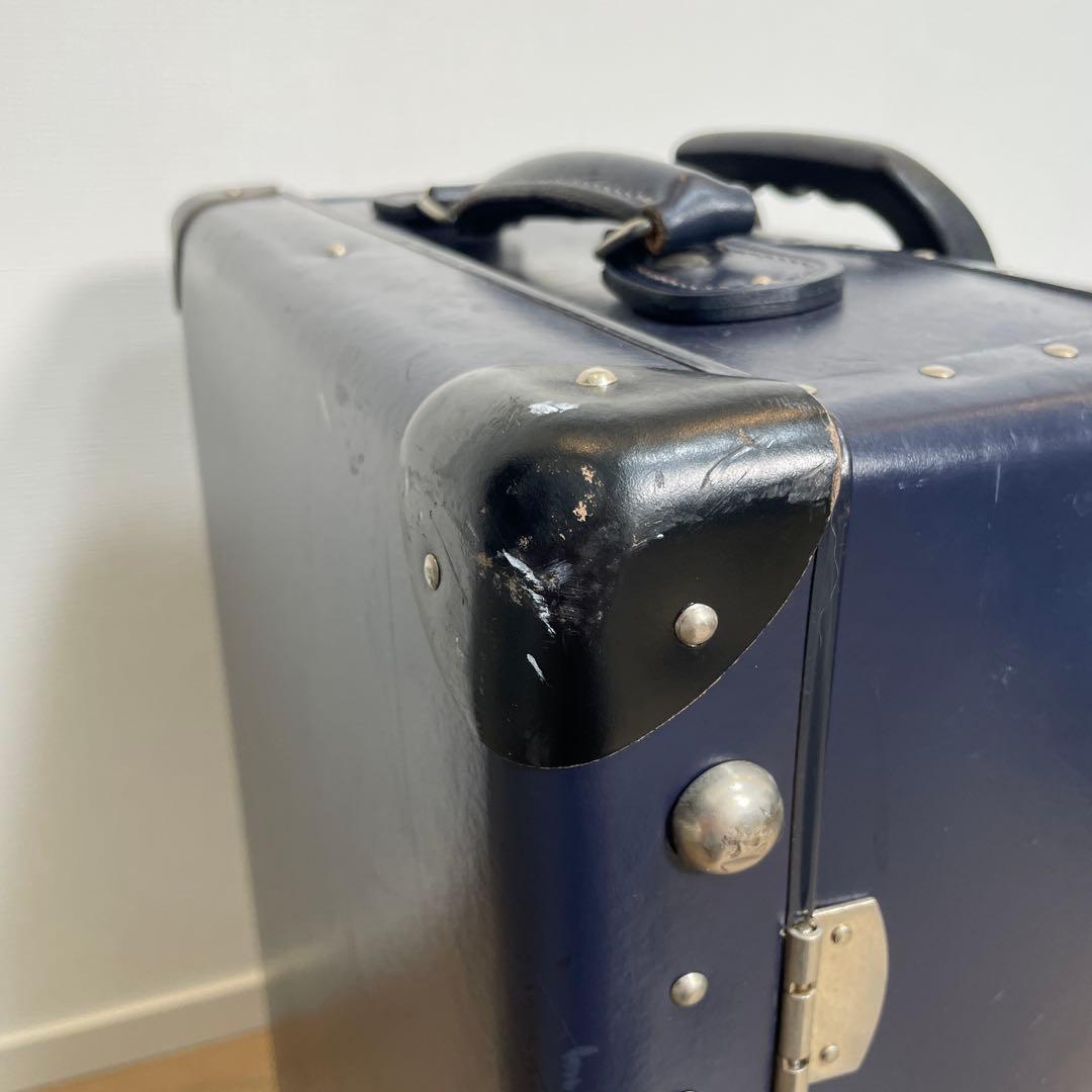 GLOBE TROTTER グローブトロッター スーツケース ネイビー 二輪