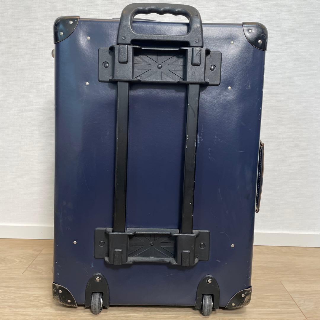 GLOBE TROTTER グローブトロッター スーツケース ネイビー 二輪