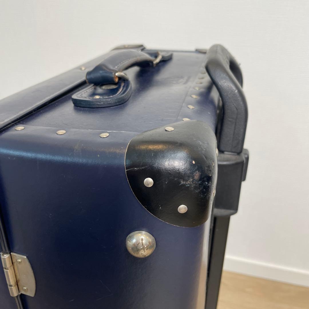 GLOBE TROTTER グローブトロッター スーツケース ネイビー 二輪