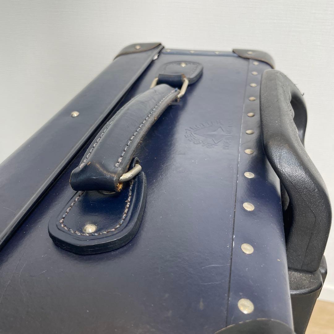 GLOBE TROTTER グローブトロッター スーツケース ネイビー 二輪