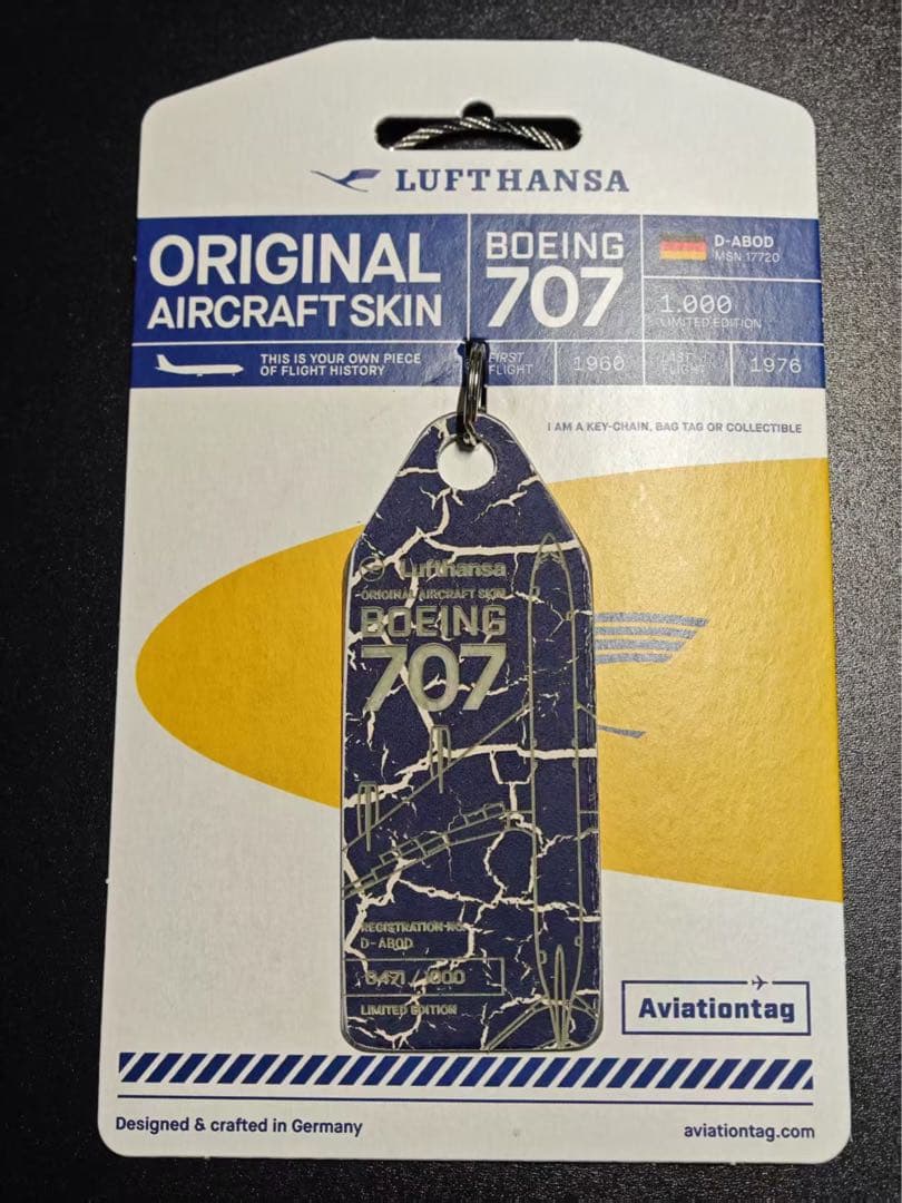 ルフトハンザ航空 B707-430 Aviationtag 特殊柄