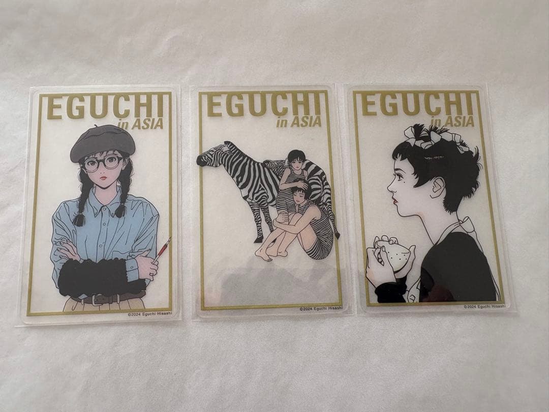 江口寿史　クリアカードセット　NO.01