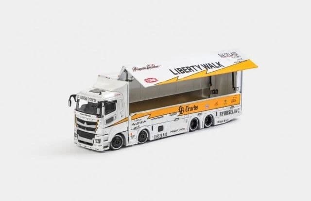 1/64 トランスポーター 三菱 FUSO キャリアカー Track トレーラー