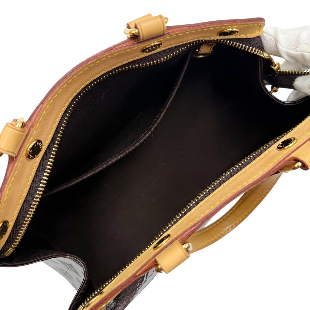 6128 美品 ルイヴィトン ヴェルニ ブレアMM M91619 アマラント