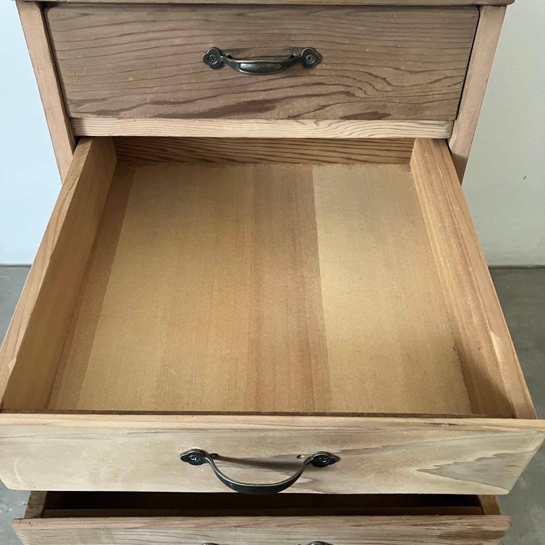 レトロ　アンティーク　古道具　古家具　剥離家具　ストリップド　抽斗　引き出し