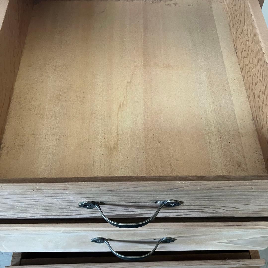 レトロ　アンティーク　古道具　古家具　剥離家具　ストリップド　抽斗　引き出し