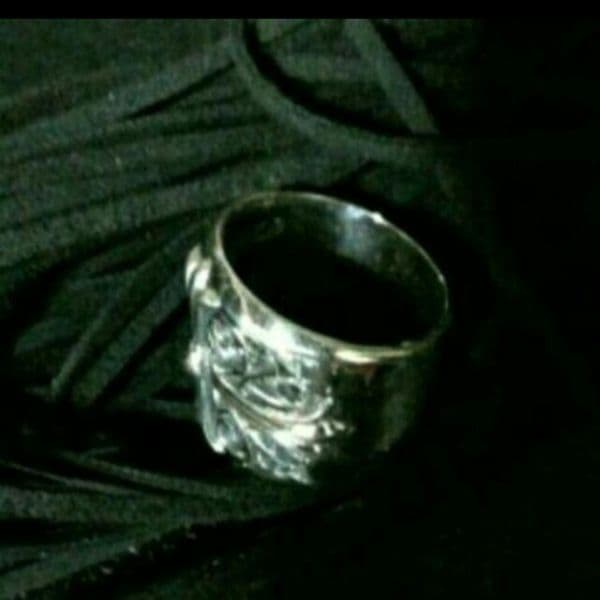 新品　約17.5~18号　オーバルクロスリング　silver925