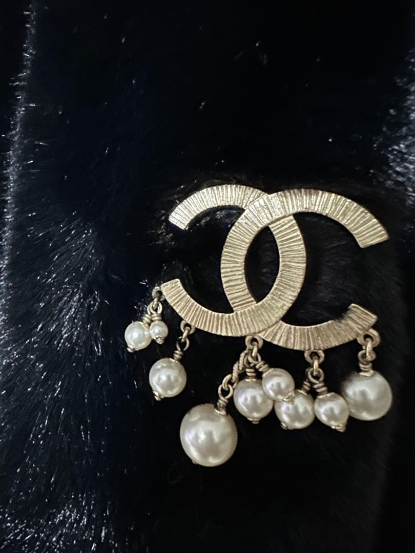 CHANEL CCロゴ パール付きブローチ　正規品