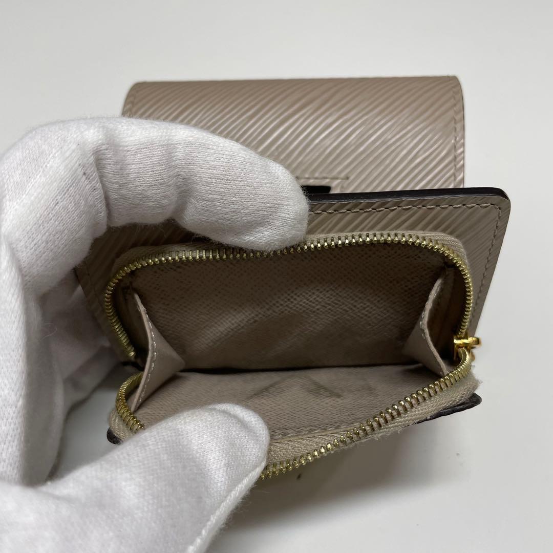 ブ*休様 訳あり　LOUIS VUITTON ポルトフォイユ・ツイスト ベージュ