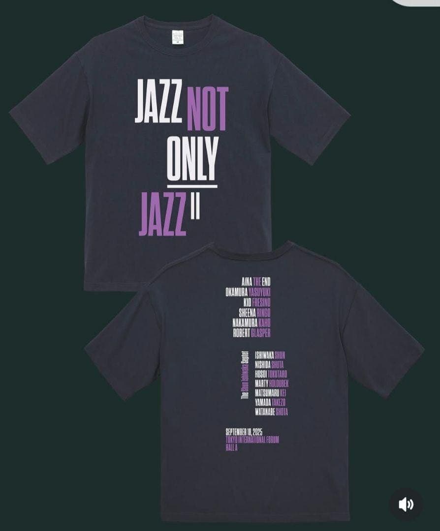 JAZZ NOT ONLY JAZZ II Tシャツ Lサイズ