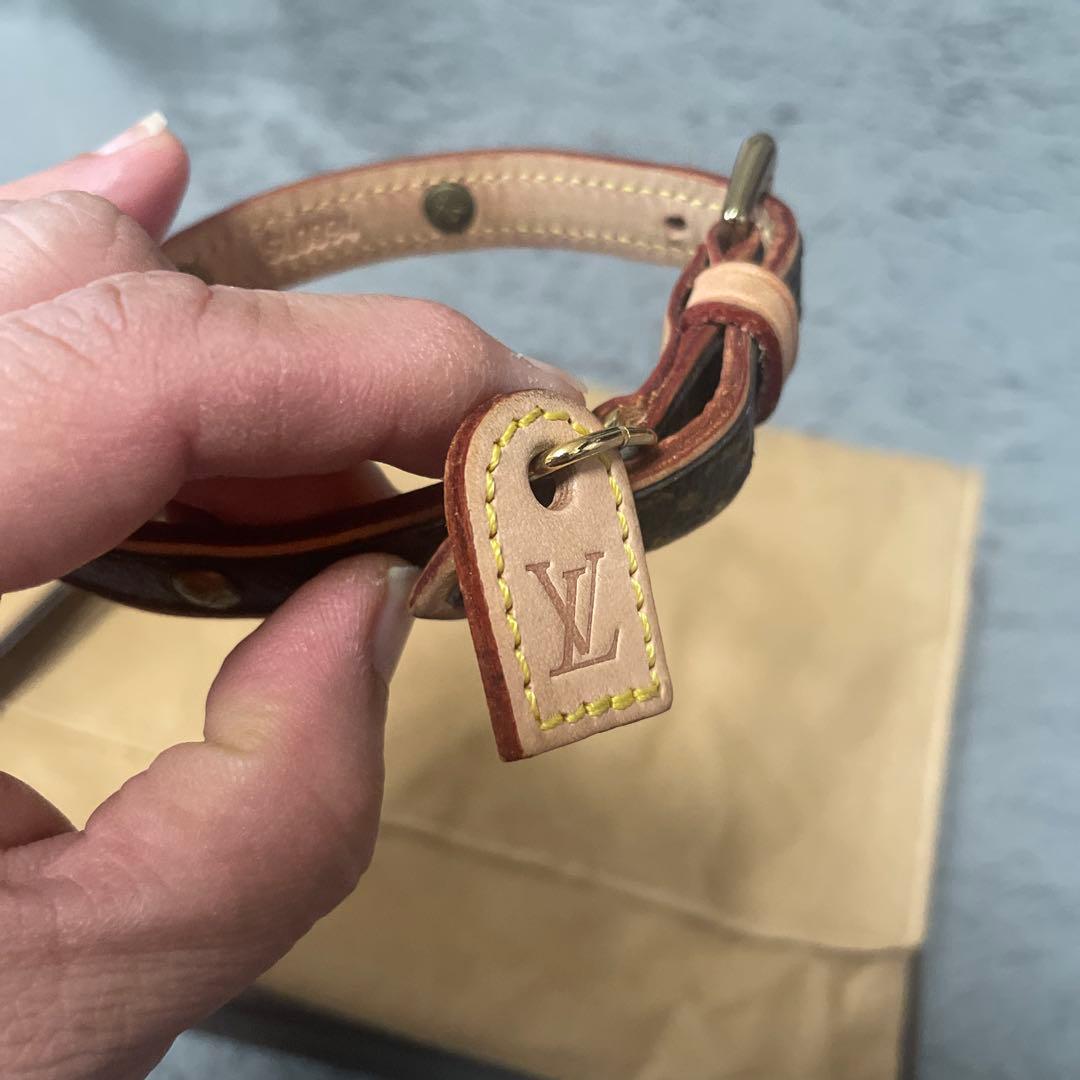 ルイヴィトン★美品ペットリードと首輪セット★モノグラム★小型犬XS