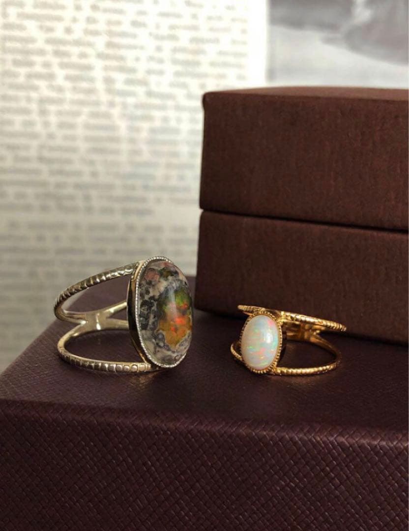 特大オパールリング