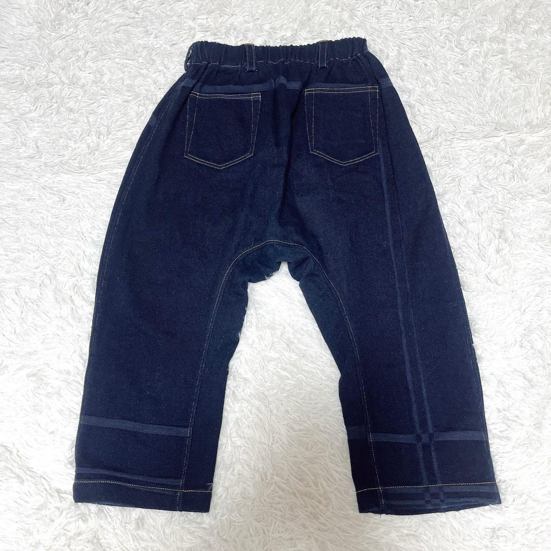 タマキニイメ　zengo ゼンゴ　インディゴ　　サルエルパンツ　ネイビー