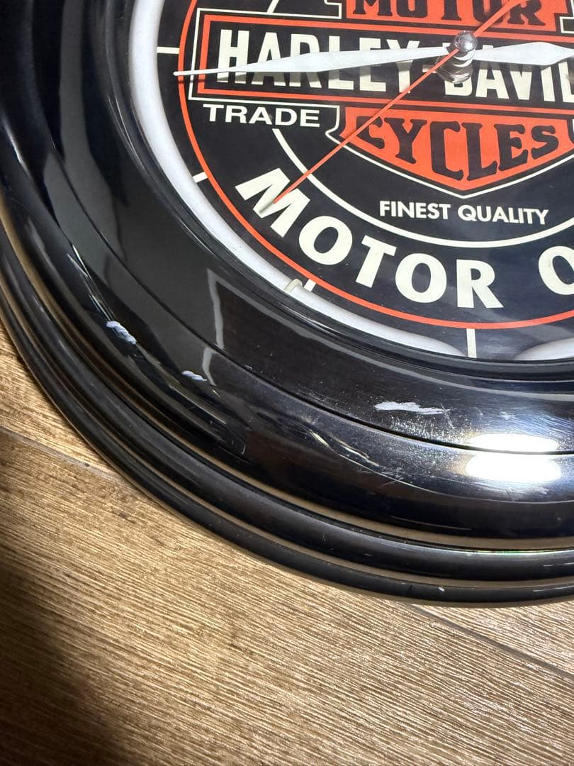 HARLEY-DAVIDSON ネオンクロック壁掛け時計 ネオン管　箱付き