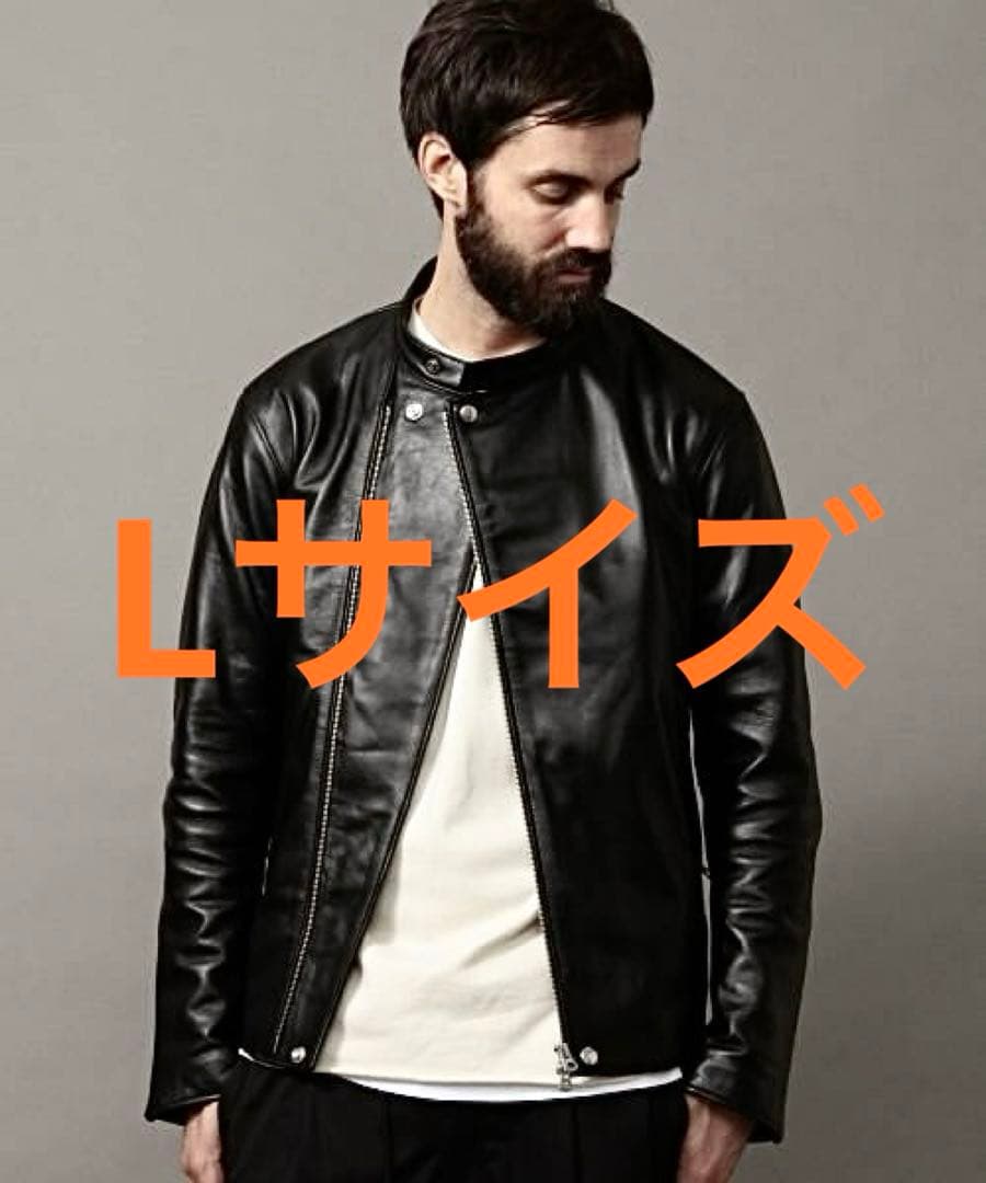 Lサイズ★ BEAUTY & YOUTH 羊革 シープレザー シングルライダース