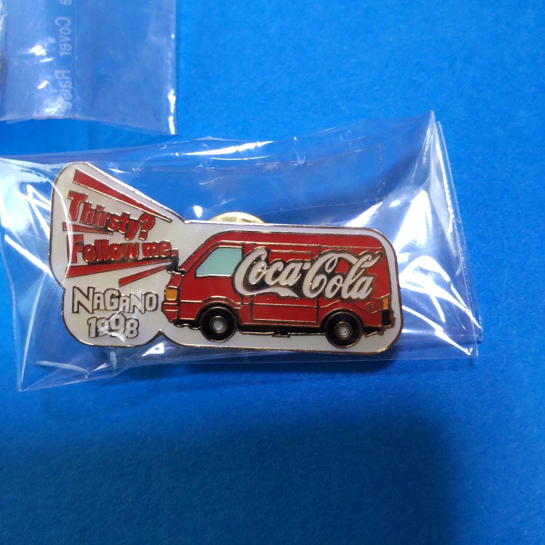 コカ・コーラ 長野オリンピック ノベルティピンバッジ 5個セット