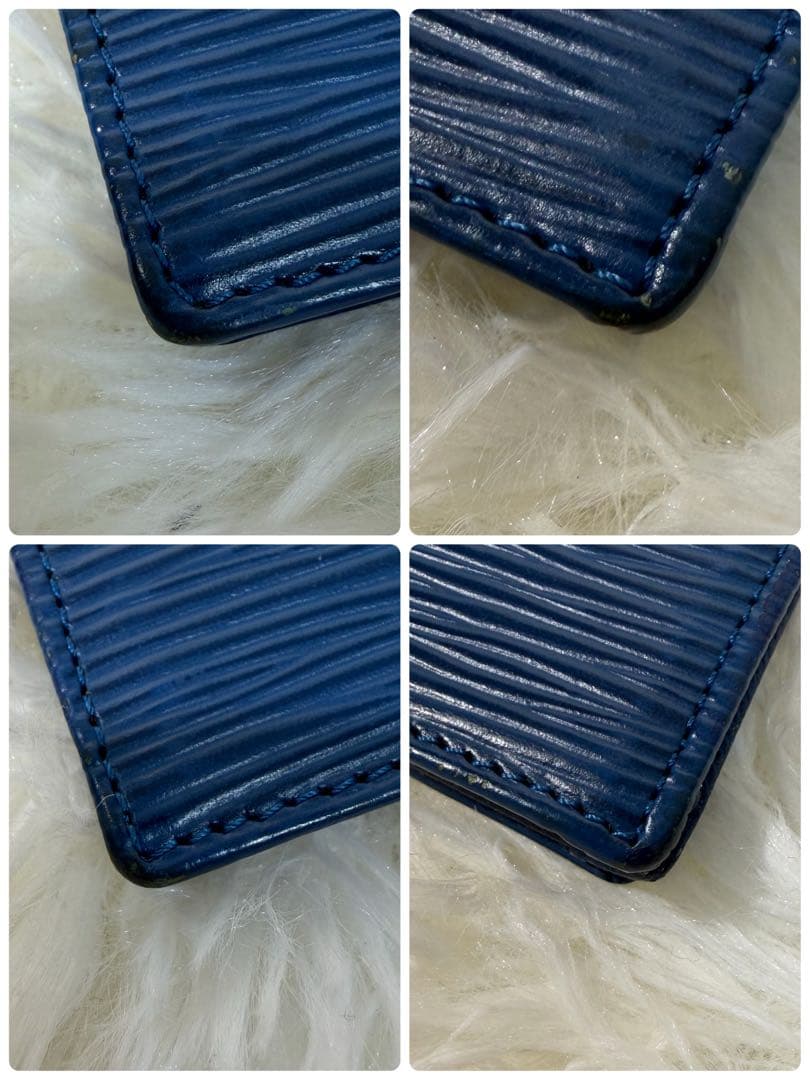 【✨良品✨】ルイヴィトン エピ ケース ポルトモネボワット ブルー