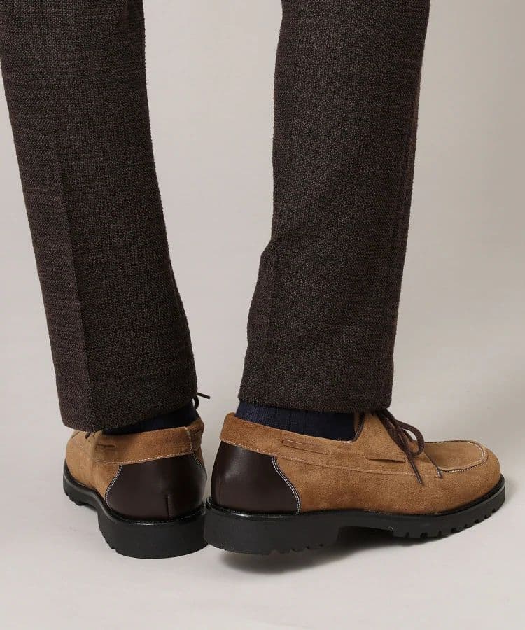 タケオキクチ　【ONOFF対応/日本製】スエード　デッキシューズ