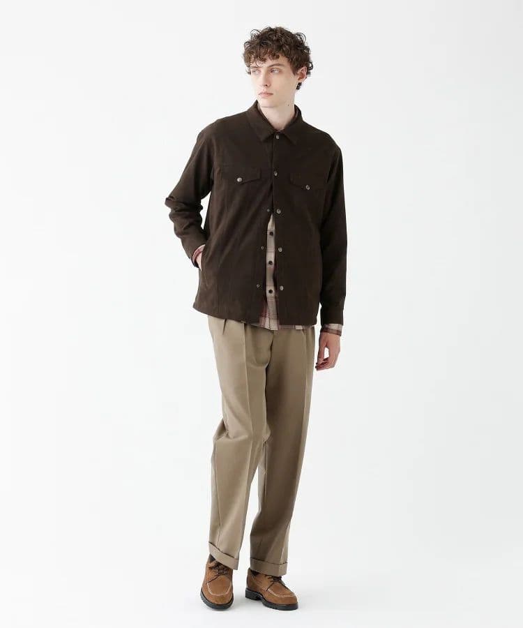 タケオキクチ　【ONOFF対応/日本製】スエード　デッキシューズ