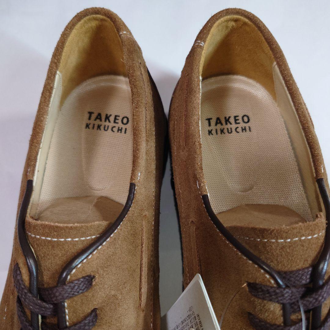 タケオキクチ　【ONOFF対応/日本製】スエード　デッキシューズ