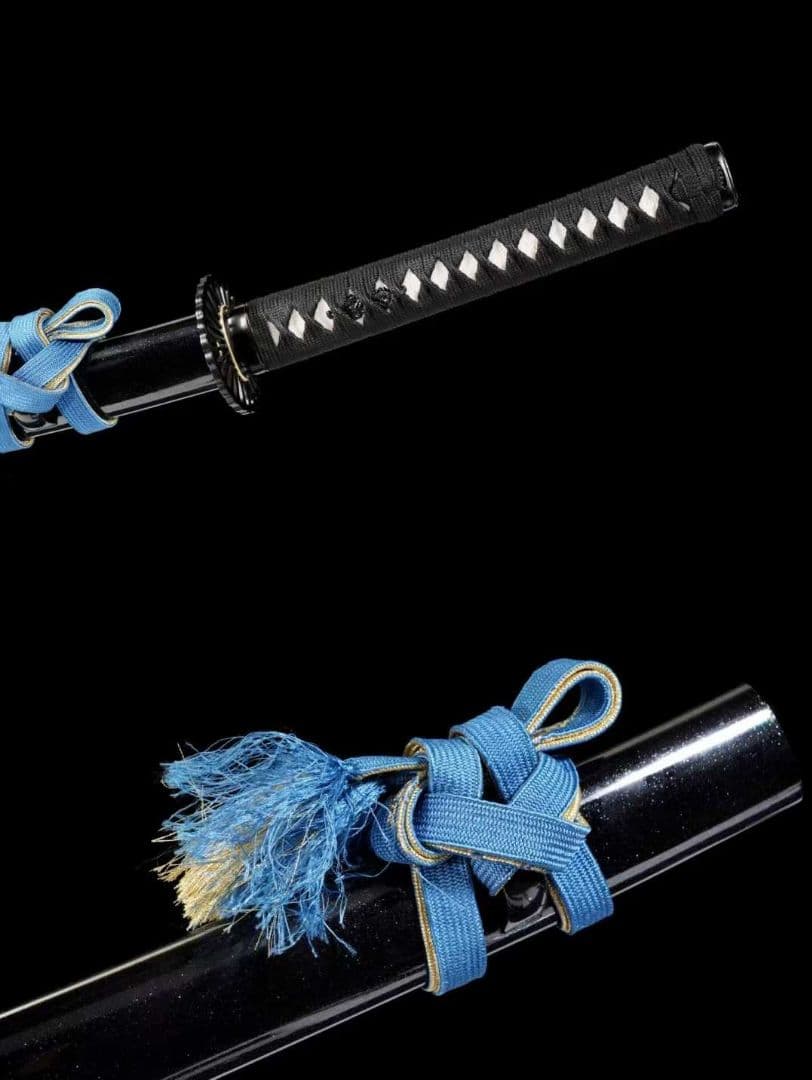 【黒前線】古兵器 刀装具 日本刀　模造刀 居合刀 武士道 鑑賞用 美術刀 贈り物